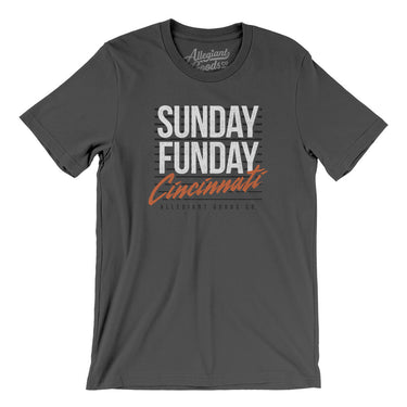 Sunday Funday Cincinnati Men/Unisex T-Shirt-Allegiant Goods Co. Vintage Sports Apparel