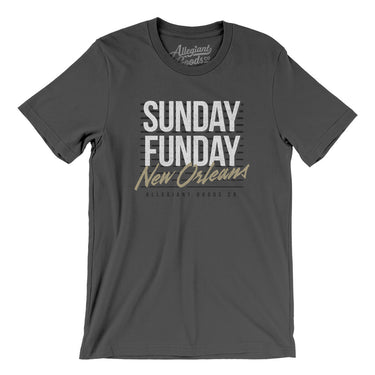 Sunday Funday New Orleans Men/Unisex T-Shirt-Allegiant Goods Co. Vintage Sports Apparel