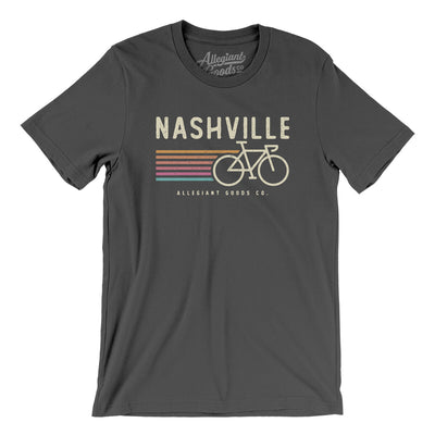 Nashville Cycling Men/Unisex T-Shirt-Asphalt-Allegiant Goods Co. Vintage Sports Apparel