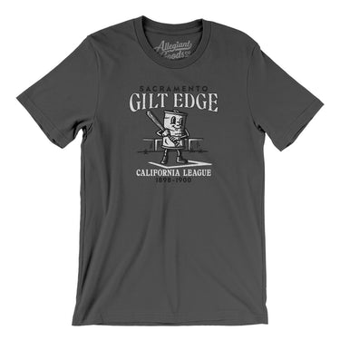 Sacramento Gilt Edge Men/Unisex T-Shirt-Allegiant Goods Co. Vintage Sports Apparel