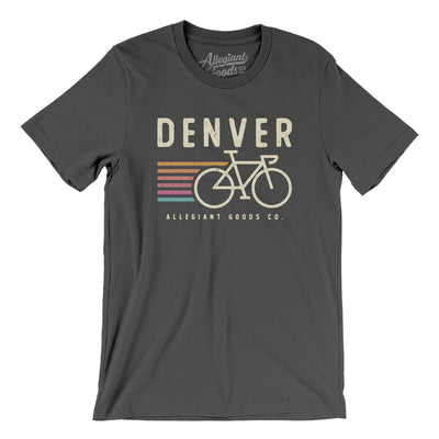 Denver Cycling Men/Unisex T-Shirt-Asphalt-Allegiant Goods Co. Vintage Sports Apparel