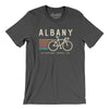 Albany Cycling Men/Unisex T-Shirt-Asphalt-Allegiant Goods Co. Vintage Sports Apparel