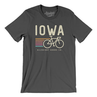 Iowa Cycling Men/Unisex T-Shirt-Allegiant Goods Co. Vintage Sports Apparel