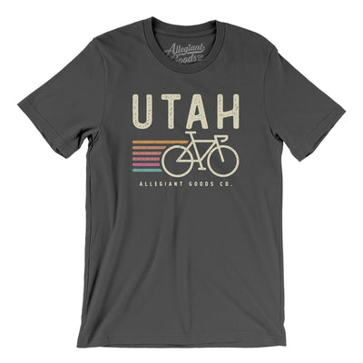 Utah Cycling Men/Unisex T-Shirt-Asphalt-Allegiant Goods Co. Vintage Sports Apparel