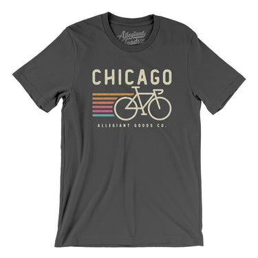 Chicago Cycling Men/Unisex T-Shirt-Allegiant Goods Co. Vintage Sports Apparel