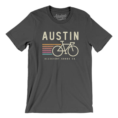 Austin Cycling Men/Unisex T-Shirt-Asphalt-Allegiant Goods Co. Vintage Sports Apparel