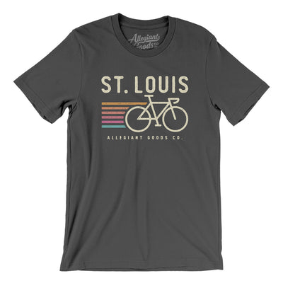 St. Louis Cycling Men/Unisex T-Shirt-Asphalt-Allegiant Goods Co. Vintage Sports Apparel
