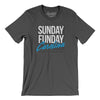 Sunday Funday Carolina Men/Unisex T-Shirt-Asphalt-Allegiant Goods Co. Vintage Sports Apparel
