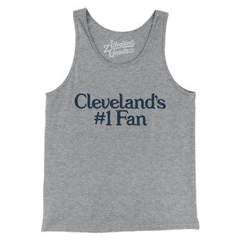 Cleveland's Number 1 Fan Men/Unisex Tank Top-Allegiant Goods Co. Vintage Sports Apparel
