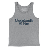 Cleveland's Number 1 Fan Men/Unisex Tank Top-Athletic Heather-Allegiant Goods Co. Vintage Sports Apparel