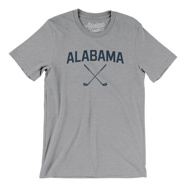 Alabama Golf Men/Unisex T-Shirt-Athletic Heather-Allegiant Goods Co. Vintage Sports Apparel