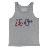Denver Co Overprinted Men/Unisex Tank Top-Allegiant Goods Co. Vintage Sports Apparel