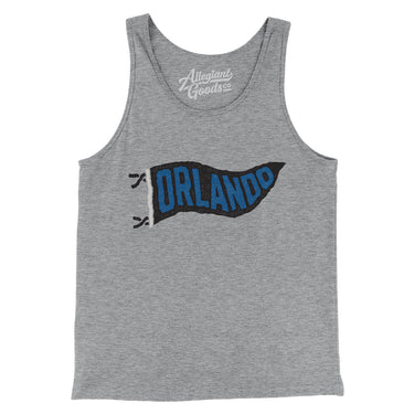 Orlando Pennant Men/Unisex Tank Top-Allegiant Goods Co. Vintage Sports Apparel