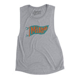 Miami Pennant Women's Flowey Scoopneck Muscle Tank-Allegiant Goods Co. Vintage Sports Apparel