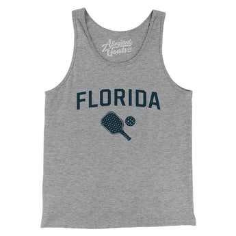 Florida Pickleball Men/Unisex Tank Top-Athletic Heather-Allegiant Goods Co. Vintage Sports Apparel