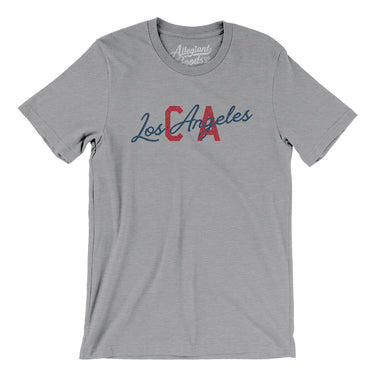 Los Angeles Ca Overprinted Men/Unisex T-Shirt-Allegiant Goods Co. Vintage Sports Apparel