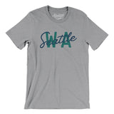 Seattle Wa Overprinted Men/Unisex T-Shirt-Allegiant Goods Co. Vintage Sports Apparel