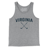 Virginia Golf Men/Unisex Tank Top-Athletic Heather-Allegiant Goods Co. Vintage Sports Apparel