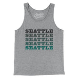 Seattle Repeat Men/Unisex Tank Top-Allegiant Goods Co. Vintage Sports Apparel