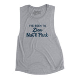 I've Been To Zion National Park Women's Flowey Scoopneck Muscle Tank-Allegiant Goods Co. Vintage Sports Apparel