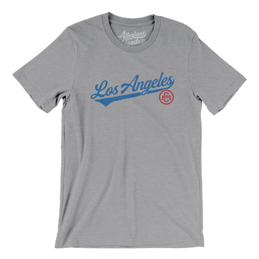Los Angeles Vintage Script Men/Unisex T-Shirt-Allegiant Goods Co. Vintage Sports Apparel