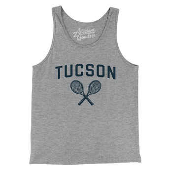 Tucson Tennis Men/Unisex Tank Top-Athletic Heather-Allegiant Goods Co. Vintage Sports Apparel