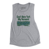 Don't New York My Vermont Women's Flowey Scoopneck Muscle Tank-Allegiant Goods Co. Vintage Sports Apparel