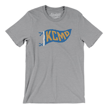 Kcmo Pennant Men/Unisex T-Shirt-Athletic Heather-Allegiant Goods Co. Vintage Sports Apparel