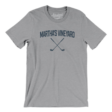 Martha's Vineyard Golf Men/Unisex T-Shirt-Athletic Heather-Allegiant Goods Co. Vintage Sports Apparel