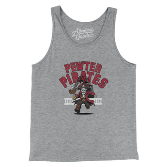 Pewter Pirates Men/Unisex Tank Top-Allegiant Goods Co. Vintage Sports Apparel