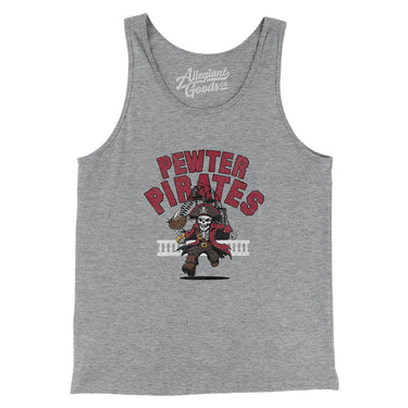 Pewter Pirates Men/Unisex Tank Top-Allegiant Goods Co. Vintage Sports Apparel