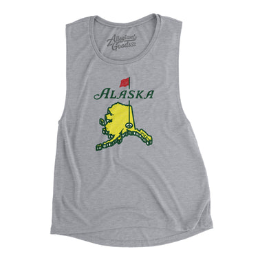 Alaska Golf Women's Flowey Scoopneck Muscle Tank-Allegiant Goods Co. Vintage Sports Apparel
