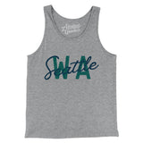Seattle Wa Overprinted Men/Unisex Tank Top-Athletic Heather-Allegiant Goods Co. Vintage Sports Apparel
