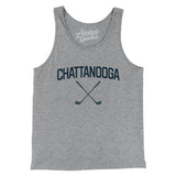 Chattanooga Golf Men/Unisex Tank Top-Athletic Heather-Allegiant Goods Co. Vintage Sports Apparel