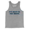 I've Been To The Bronx Men/Unisex Tank Top-Athletic Heather-Allegiant Goods Co. Vintage Sports Apparel