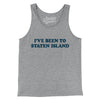 I've Been To Staten Island Men/Unisex Tank Top-Athletic Heather-Allegiant Goods Co. Vintage Sports Apparel