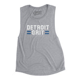 Detroit Grit Women's Flowey Scoopneck Muscle Tank-Allegiant Goods Co. Vintage Sports Apparel