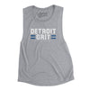Detroit Grit Women's Flowey Scoopneck Muscle Tank-Athletic Heather-Allegiant Goods Co. Vintage Sports Apparel