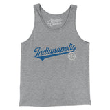 Indianapolis Vintage Script Men/Unisex Tank Top-Allegiant Goods Co. Vintage Sports Apparel
