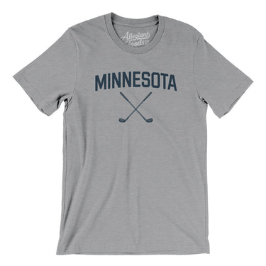 Minnesota Golf Men/Unisex T-Shirt-Athletic Heather-Allegiant Goods Co. Vintage Sports Apparel