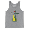 Idaho Golf Men/Unisex Tank Top-Athletic Heather-Allegiant Goods Co. Vintage Sports Apparel