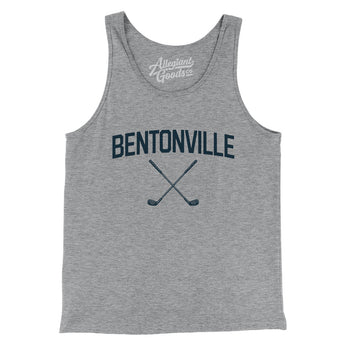 Bentonville Golf Men/Unisex Tank Top-Athletic Heather-Allegiant Goods Co. Vintage Sports Apparel