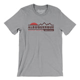Albuquerque Mountain Sunset Men/Unisex T-Shirt-Athletic Heather-Allegiant Goods Co. Vintage Sports Apparel