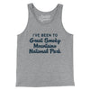 I've Been To Great Smoky Mountains National Park Men/Unisex Tank Top-Athletic Heather-Allegiant Goods Co. Vintage Sports Apparel