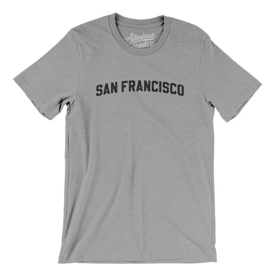 San Francisco Varsity Men/Unisex T-Shirt-Athletic Heather-Allegiant Goods Co. Vintage Sports Apparel