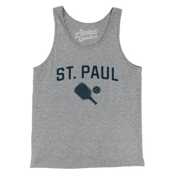 St. Paul Pickleball Men/Unisex Tank Top-Athletic Heather-Allegiant Goods Co. Vintage Sports Apparel