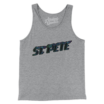 St. Pete Connect Men/Unisex Tank Top-Allegiant Goods Co. Vintage Sports Apparel