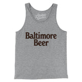 Baltimore Beer Men/Unisex Tank Top-Allegiant Goods Co. Vintage Sports Apparel