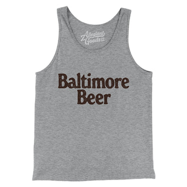 Baltimore Beer Men/Unisex Tank Top-Allegiant Goods Co. Vintage Sports Apparel