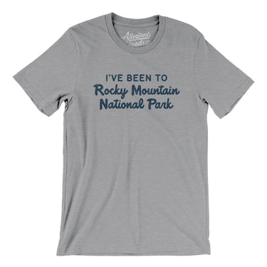 I've Been To Rocky Mountain National Park Men/Unisex T-Shirt-Allegiant Goods Co. Vintage Sports Apparel